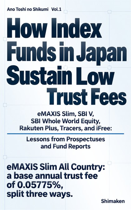 Cover of “How Index Funds in Japan Sustain Low Trust Fees”