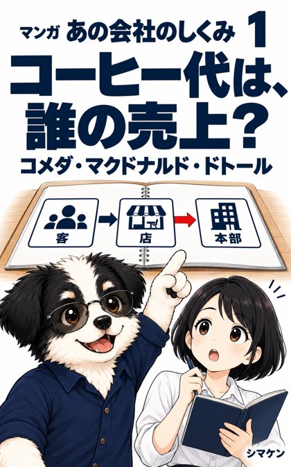 『マンガ あの会社のしくみ 1』の表紙